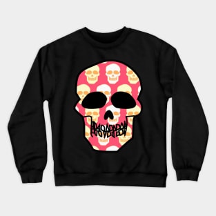 Cranium of skulls in pink Crewneck Sweatshirt